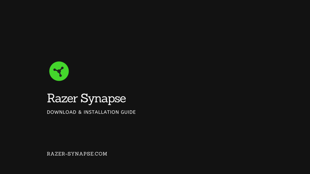 Razer Synapse - A Cloud-based hardware configuration tool