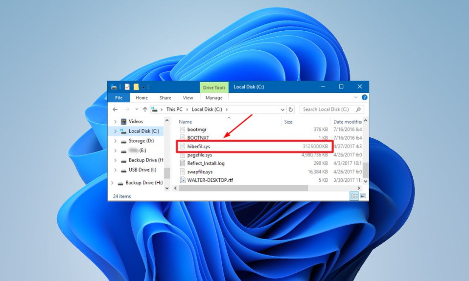 What is hiberfil.sys